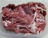 豚薄切り肉＋塩麹deゴーヤチャンプル作り方1写真