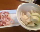大根と豚肉のサッパリ梅炒め作り方1写真