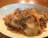 大根と豚肉のサッパリ梅炒め作り方4写真
