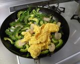 エビ入りゴーヤチャンプルー作り方6写真