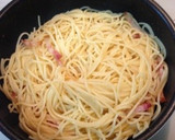 簡単ローマ風カルボナーラ 全卵作り方6写真
