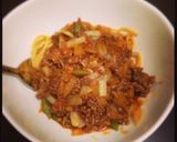 簡単ミートソースパスタ作り方5写真