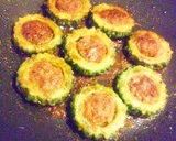 簡単♪美味しいゴーヤの肉詰め焼き作り方3写真