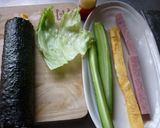 SPAMで巻き寿司作り方2写真