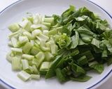 チンゲン菜とトマトの簡単サラダ作り方1写真