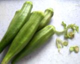 オクラと厚揚げの煮びたし作り方1写真