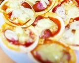 超簡単★餃子の皮でピザ作り方4写真