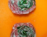 絶品！豚しそロールステーキの梅照りソース作り方5写真