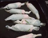 お弁当に✿ＳＰＡＭ春巻き作り方6写真