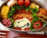 簡単♡スヌーピー♪キャラ弁作り方4写真
