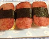 チャーハンスパムおにぎり作り方4写真