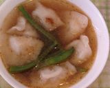 スープ餃子にインゲン豆作り方4写真