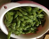 枝ごとゲットした新鮮枝豆☆茹で&冷凍保存作り方3写真