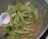 ブロッコリーの茎とセロリのきんぴら作り方7写真