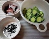 □簡単□タコときゅうりの酢の物作り方1写真