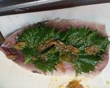 マイワシ梅しそ海苔巻き揚げ作り方2写真