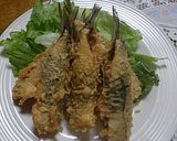 マイワシ梅しそ海苔巻き揚げ作り方6写真