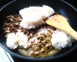 すき焼きリメイク　カレーチャーハン！？作り方4写真