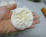 焼きまんじゅう・大量小松菜消費・中華点心作り方12写真