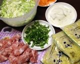 我が家の塩焼きそば作り方1写真
