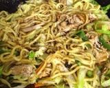 我が家のソース焼きそば作り方5写真
