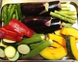 簡単☆前菜☆箸休めに☆夏野菜の揚げ浸し♪作り方1写真