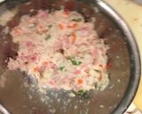 スパムと枝豆のふわふわ豆腐バーグ作り方4写真