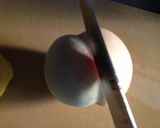 果物アレルギーさん用白桃コンポート作り方2写真