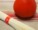 ビニール袋で混ぜ混ぜ*トマトそうめん*作り方1写真