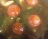 モツとニラのおかずカレー作り方4写真