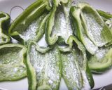 肉詰めピーマンのきのこあんかけ作り方5写真