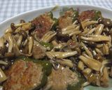 肉詰めピーマンのきのこあんかけ作り方13写真