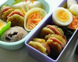 ハッシュドポテトのスパムバーガー作り方9写真