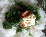 明太子＆大葉＆マヨネーズおにぎり♪作り方1写真