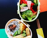 ネギとカニカマのごま油風味♪玉子焼き♪作り方2写真