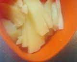 スパポテ炒め作り方1写真