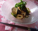 夏★茄子と焼き葱と竹輪の焼き浸し✾作り方6写真