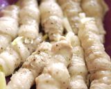 スタミナ◎葱ぽんダレで♪レンチン葱肉巻き作り方4写真
