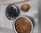 さばの水煮缶と塩昆布の炊き込みご飯作り方1写真