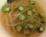 簡単！オクラともやしの冷製スープ♪作り方4写真