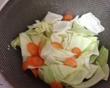 豚キムチ焼きそば作り方1写真