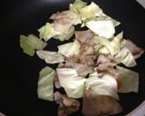 豚キムチ焼きそば作り方3写真
