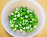 夏はオクラ！わさび風味の白だしとろろ和え作り方3写真