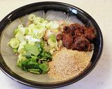 さば水煮缶冷や汁うどん作り方2写真