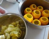 丸ズッキーニの肉詰めのトマト煮込み♪作り方1写真