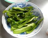 お弁当に★ピーマンのハム巻き作り方1写真