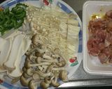 きのこ&チキンのバジルソース作り方1写真