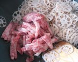 蓮根と牛肉のきんぴら風炒め作り方4写真