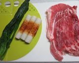 衣が柿の種♪豚肉巻♪作り方1写真