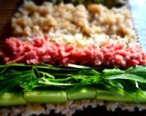 スパム入りサラダ巻き寿司作り方3写真